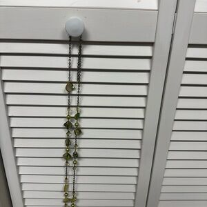 Elegant Natural Green Beaded Necklace